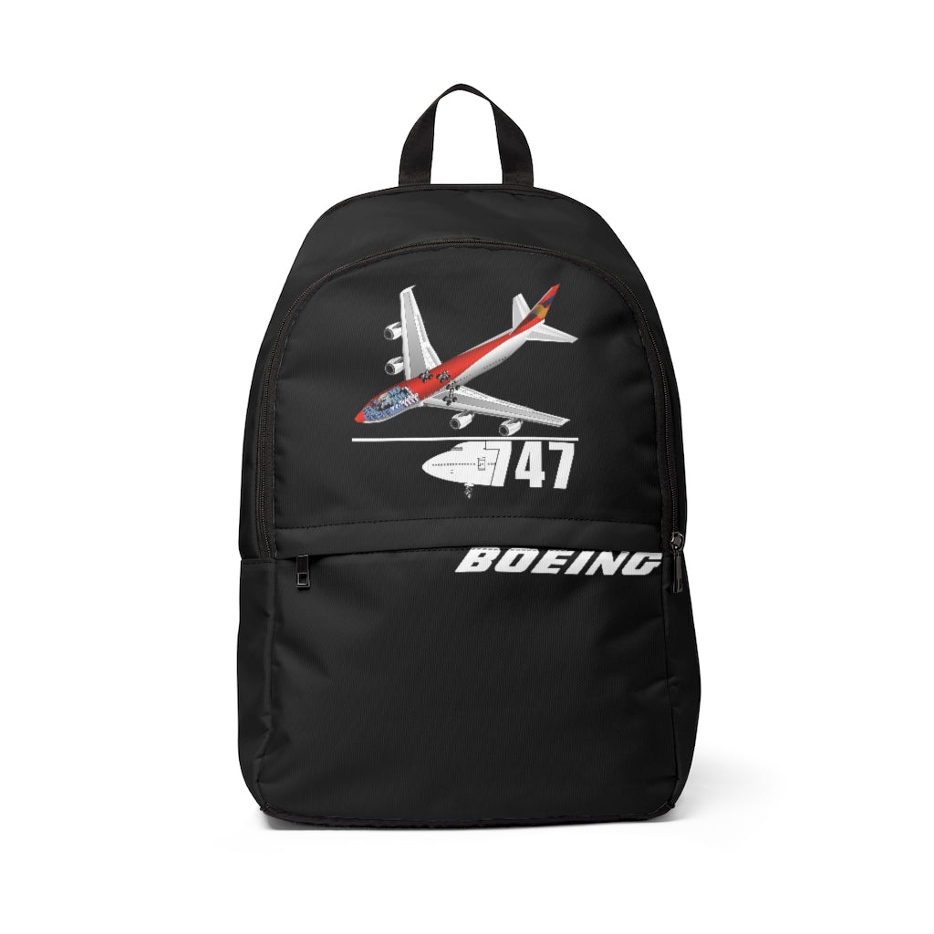 Boeing - 747 Design Backpack Printify