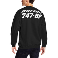 Thumbnail for BOEING 747- 8F Men's Oversized Fleece Crew Sweatshirt e-joyer