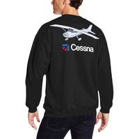 Thumbnail for CESSNA Men's Oversized Fleece Crew Sweatshirt e-joyer