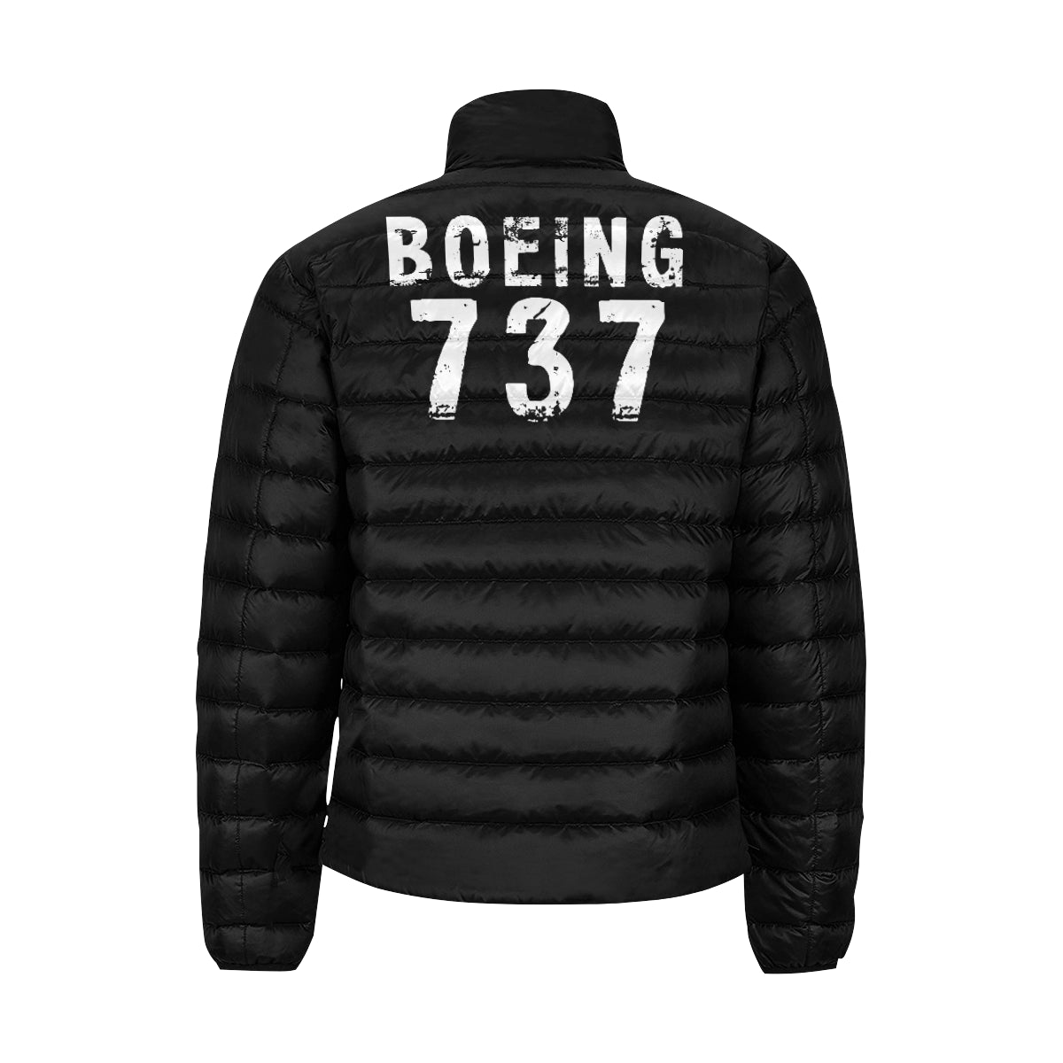 BOEING 737 Men's Stand Collar Padded Jacket e-joyer