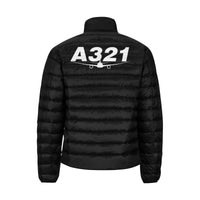 Thumbnail for AIRBUS 321 Men's Stand Collar Padded Jacket e-joyer
