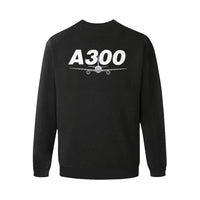 Thumbnail for AIRBUS 300 Men's Oversized Fleece Crew Sweatshirt e-joyer