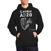 Thumbnail for AIRBUS 320 All Over Print  Hoodie Jacket e-joyer