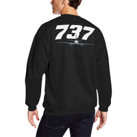 Thumbnail for BOEING 737 Men's Oversized Fleece Crew Sweatshirt e-joyer