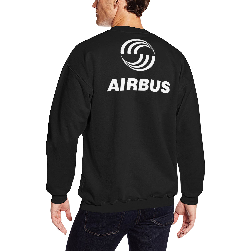 AIRBUS Men's Oversized Fleece Crew Sweatshirt e-joyer