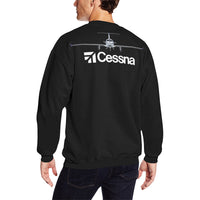 Thumbnail for CESSNA Men's Oversized Fleece Crew Sweatshirt e-joyer