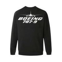 Thumbnail for BOEING 787-9 Men's Oversized Fleece Crew Sweatshirt e-joyer