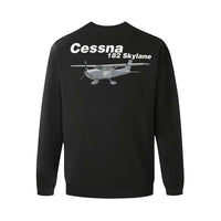 Thumbnail for Cessna 182 Skylane Men's Oversized Fleece Crew Sweatshirt e-joyer