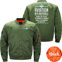 Thumbnail for Aviation In A Nutshell Funny ATC Pilot Gift JACKET THE AV8R