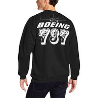 Thumbnail for BOEING 737 Men's Oversized Fleece Crew Sweatshirt e-joyer