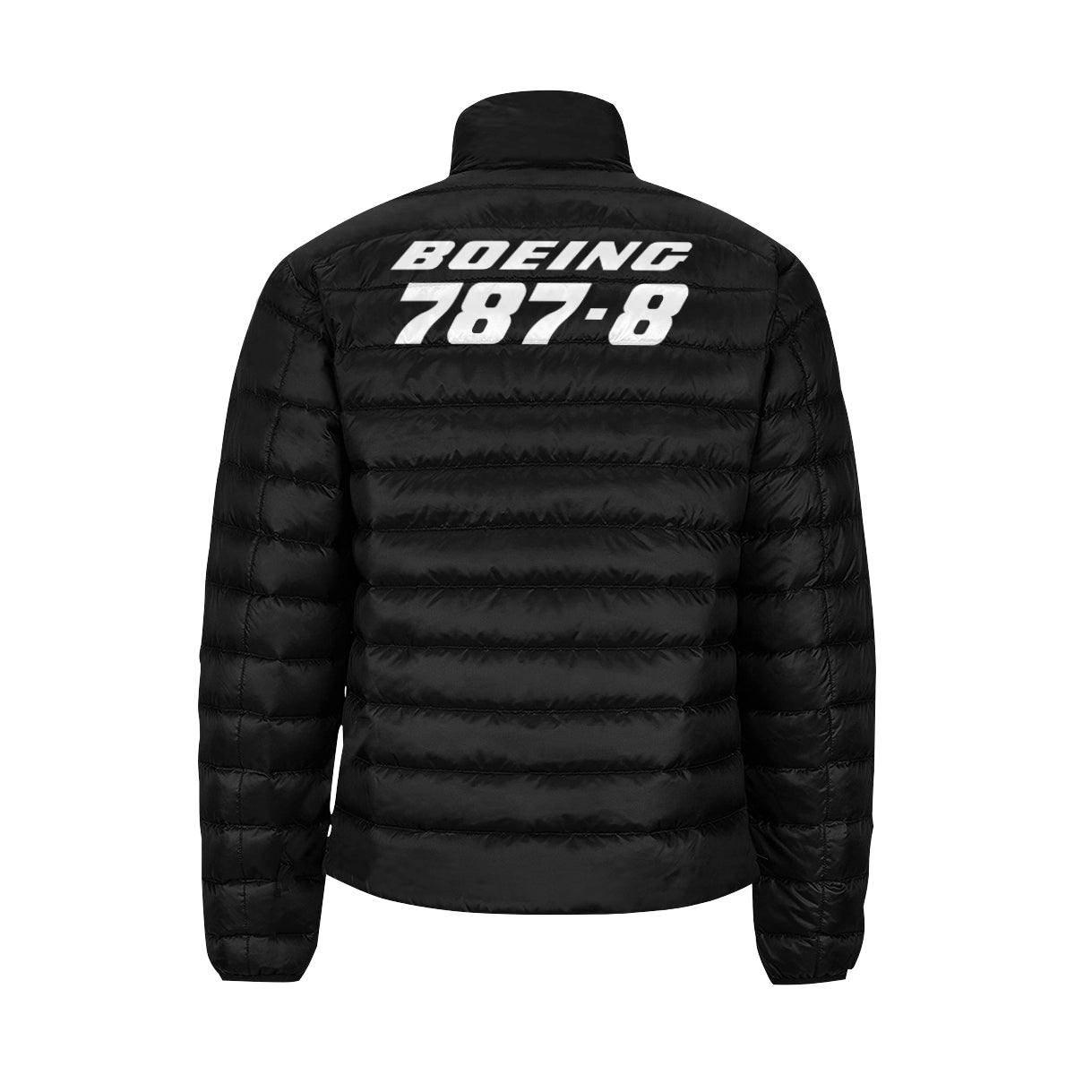 BOEING 787-8 Men's Stand Collar Padded Jacket e-joyer