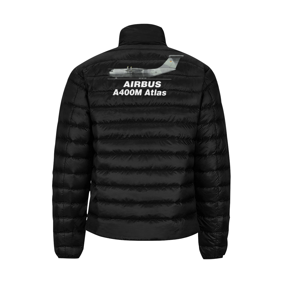 AIRBUS A-400M ATLAS Men's Stand Collar Padded Jacket e-joyer