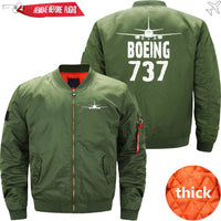 Thumbnail for Boeing  737 Ma-1 Bomber Jacket Flight Jacket Aviator Jacket02 THE AV8R