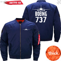 Thumbnail for Boeing  737 Ma-1 Bomber Jacket Flight Jacket Aviator Jacket02 THE AV8R