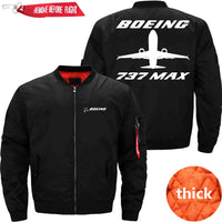 Thumbnail for Boeing 737 MAX Ma-1 Bomber Jacket Flight Jacket Aviator Jacket THE AV8R
