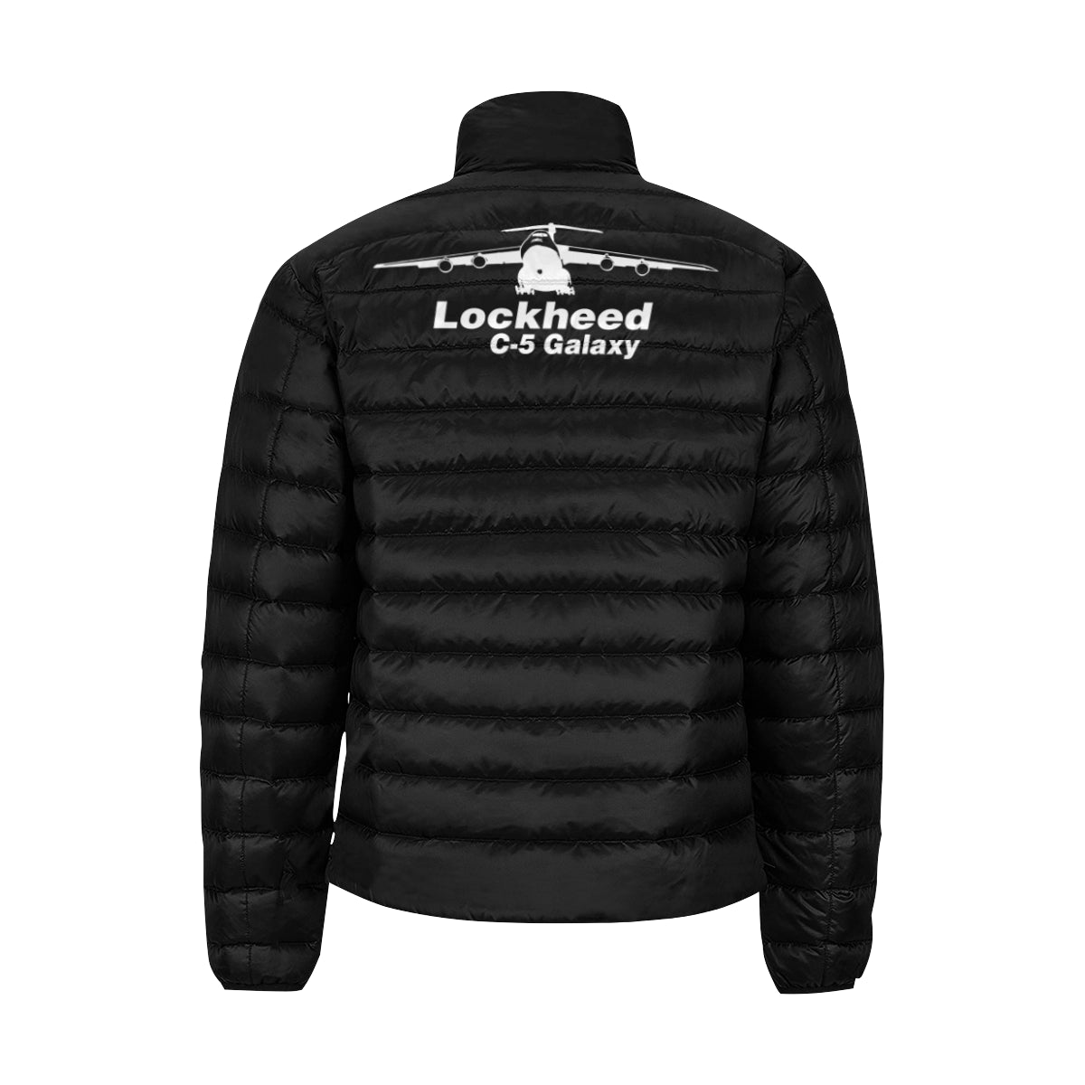LOCKHEED C-5 Galaxy Men's Stand Collar Padded Jacket e-joyer
