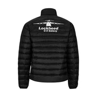 Thumbnail for LOCKHEED C-5 Galaxy Men's Stand Collar Padded Jacket e-joyer