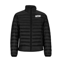 Thumbnail for Airbus A330 Men's Stand Collar Padded Jacket e-joyer