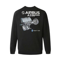 Thumbnail for AIRBUS 330 Men's Oversized Fleece Crew Sweatshirt e-joyer