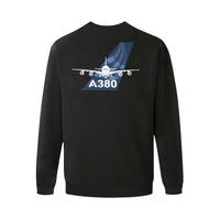 Thumbnail for AIRBUS 380 Men's Oversized Fleece Crew Sweatshirt e-joyer