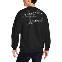 Thumbnail for LOCKHEED Men's Oversized Fleece Crew Sweatshirt e-joyer