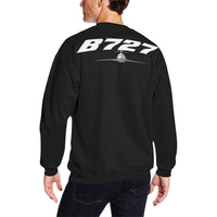 Thumbnail for BOEING 727 Men's Oversized Fleece Crew Sweatshirt e-joyer