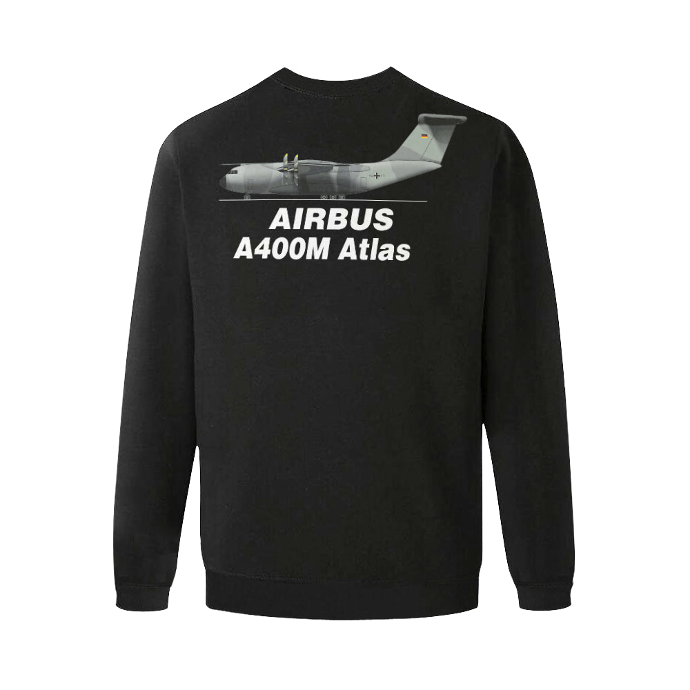 AIRBUS - 400M ATLAS Men's Oversized Fleece Crew Sweatshirt e-joyer