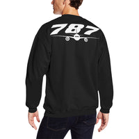 Thumbnail for BOEING 787 Men's Oversized Fleece Crew Sweatshirt e-joyer