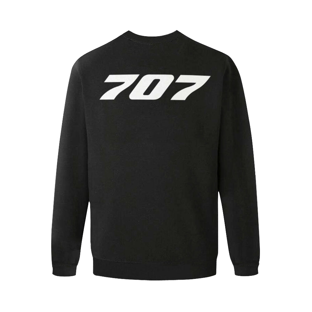 BOEING 707 Men's Oversized Fleece Crew Sweatshirt e-joyer
