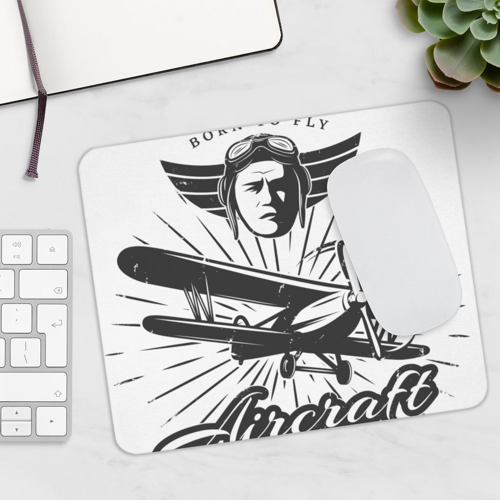 AIRCRAFT BORN TO FLY   -  MOUSE PAD Printify