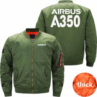 Thumbnail for AIRBUS A350 Ma-1 Bomber Jacket Flight Jacket Aviator Jacket THE AV8R
