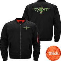 Thumbnail for Military Jet camouflage fighter aircraft silhouett JACKET THE AV8R