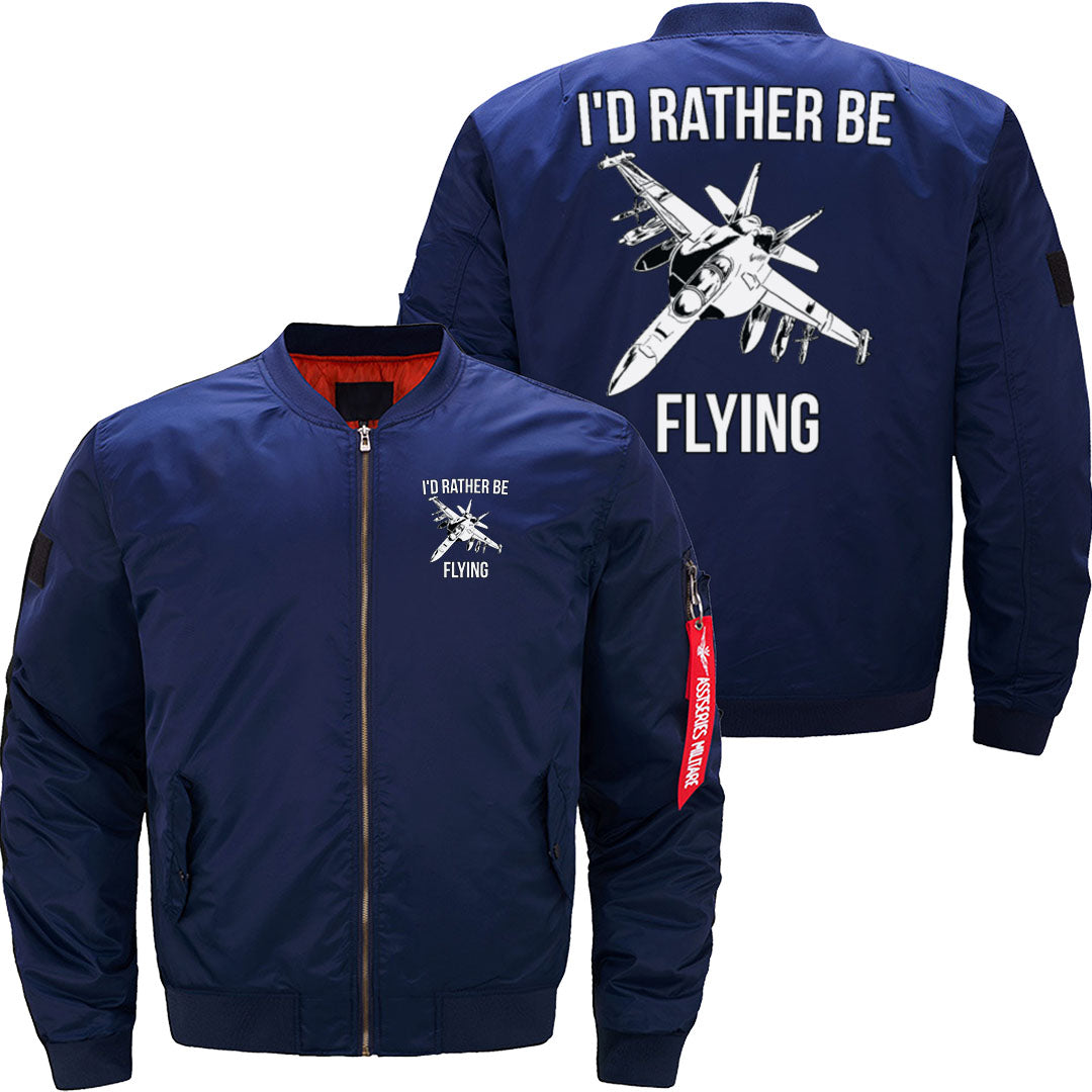 I'd rather be flying fighter jet JACKET THE AV8R
