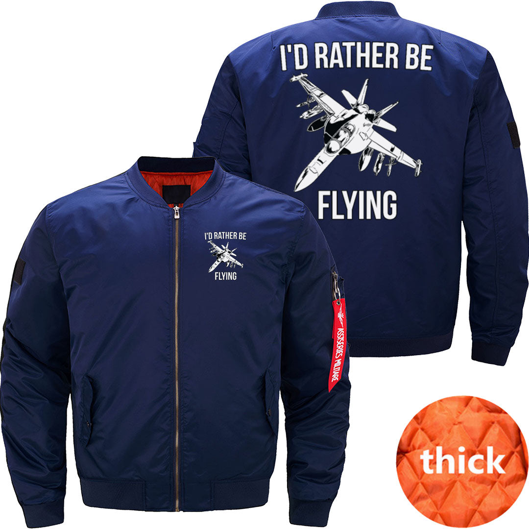 I'd rather be flying fighter jet JACKET THE AV8R
