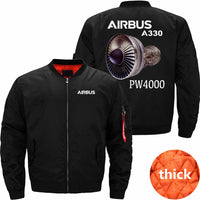 Thumbnail for AIRBUS A330 Pratt & Whitney PW4000 aircraft engines  Ma-1 Jacket THE AV8R