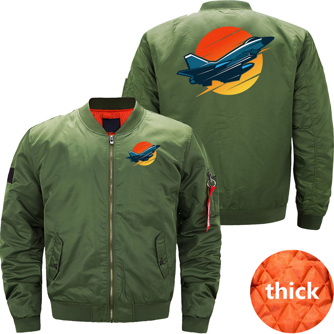 Fighter jet, jet aircraft, airforce, airspace, fun JACKET THE AV8R