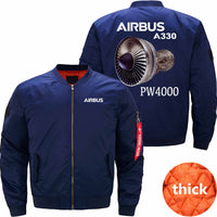 Thumbnail for AIRBUS A330 Pratt & Whitney PW4000 aircraft engines  Ma-1 Jacket THE AV8R