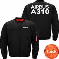 Thumbnail for AIRBUS A310 Ma-1 Bomber Jacket Flight Jacket Aviator Jacket THE AV8R