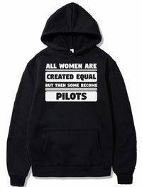 Thumbnail for All Women Are Created Equal Some Become Pilots PULLOVER THE AV8R