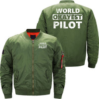 Thumbnail for Funny Pilot Pilots world okayest Pilot JACKET THE AV8R