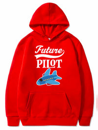 Thumbnail for Future Pilot Childs Airplane Job Gift PULLOVER THE AV8R