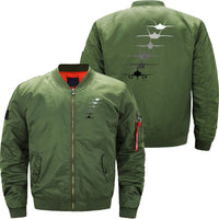 Thumbnail for Air Force Fighter Jets F4 F111 F15 F16 F22 F35  JACKET THE AV8R