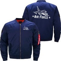Thumbnail for Air force fighter jet t shirt design Military JACKET THE AV8R
