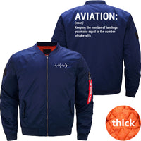 Thumbnail for Funny Aviation Definition Pilot Gift JACKET THE AV8R
