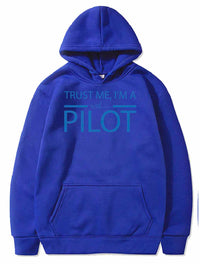 Thumbnail for Trust me i'm a pilot gift airplane copilot PULLOVER THE AV8R