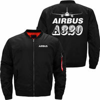 Thumbnail for AIRBUS A320 Ma-1 Bomber Jacket Flight Jacket Aviator Jacket THE AV8R