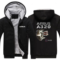 Thumbnail for AIRBUS A320 CMF56 DESIGNED ZIPPER SWEATERS THE AV8R