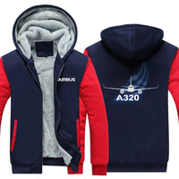 Thumbnail for AIRBUS A320 DESIGNED ZIPPER SWEATERS THE AV8R