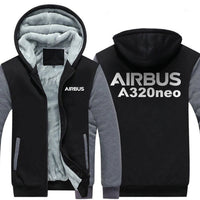Thumbnail for AIRBUS A320NEO DESIGNED ZIPPER SWEATERS THE AV8R