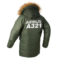 Thumbnail for AIRBUS A321 DESIGNED WINTER N3B PUFFER COAT THE AV8R